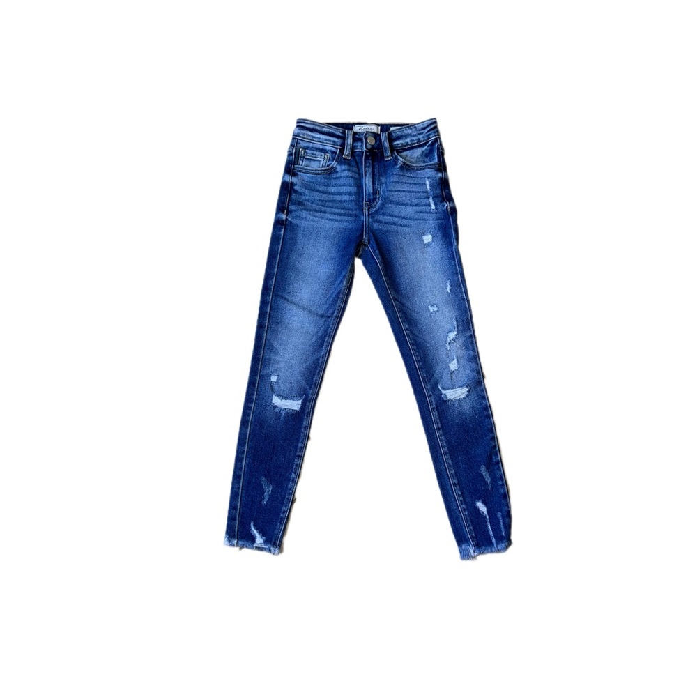 Kancan Signature High Rise Ankle Skinny Jeans For Girls Size 8 Distressed